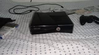 Xbox 360 slim with 2 wireless controllers