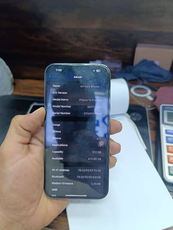 iphone 14 pro max 512Gb non pta jv 4