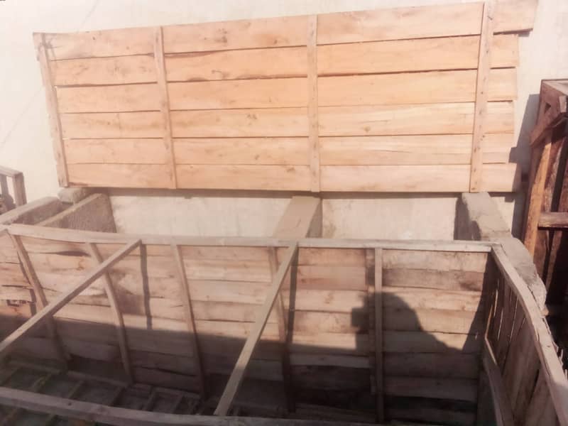 Goats wood shed for Roof Steel sheet,  pingra's in different prices 15