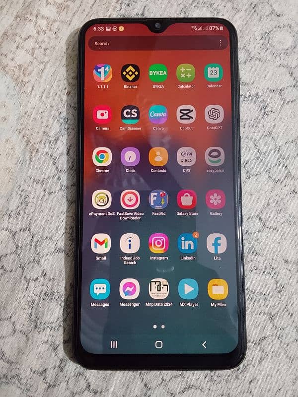 Samsung A20 3/32GB PTA approved Mobile Set For Sale 0