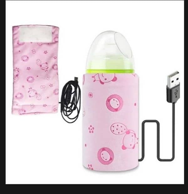 Portable Feeder Warmer / Baby Bottle Warmer (Random Colours) 2