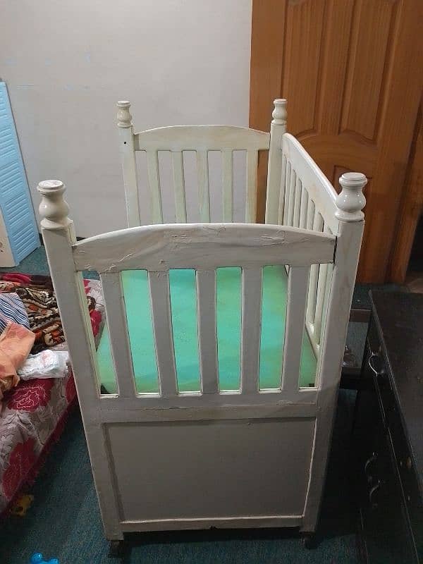 Wooden Baby Cot 1