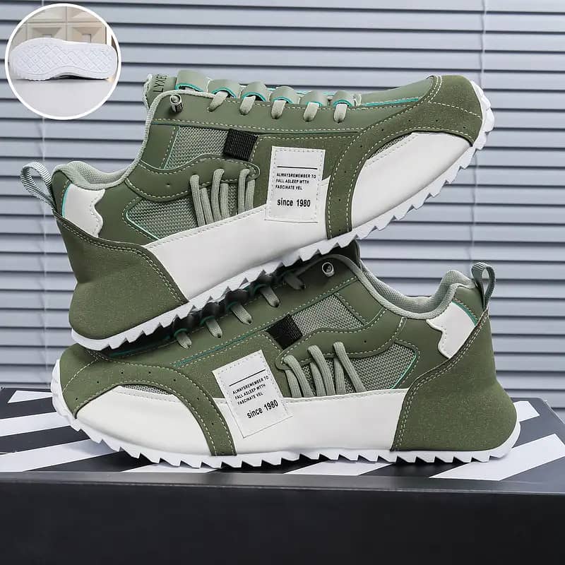 Men's Fashion Color Block Plush-Lined Warm Winter Sneakers 15