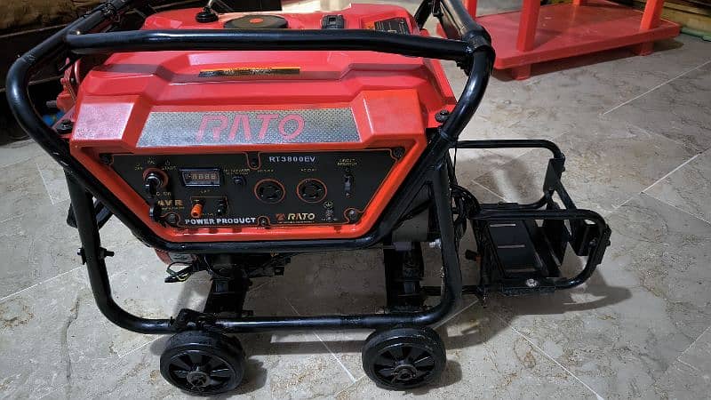 RATO 3 kW (3.5 kVA) Self Start Petrol n Gas Generator - RT3800EV 3