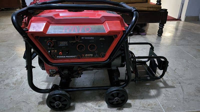 RATO 3 kW (3.5 kVA) Self Start Petrol n Gas Generator - RT3800EV 6