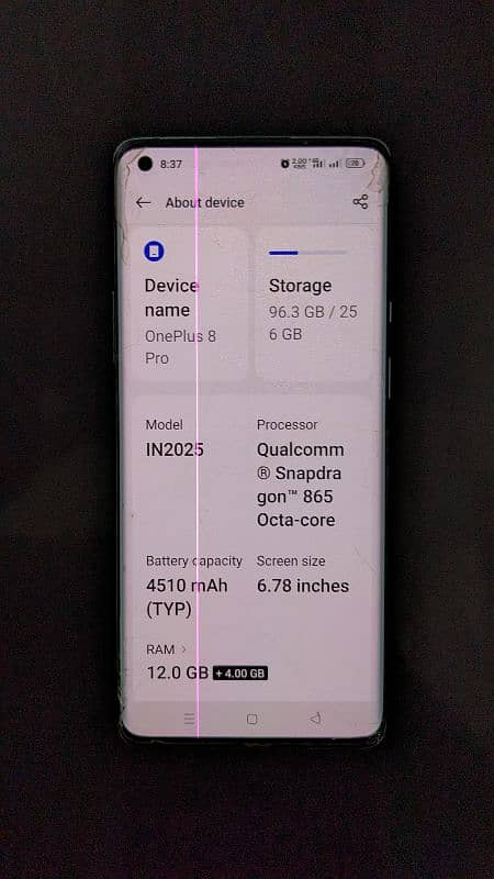 Oneplus 8 pro 12/256 PTA approved 2