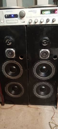 8 inch speaker woofer with amplifier for sale urgent