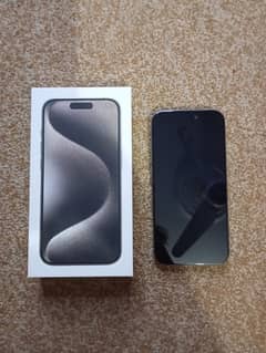 iPhone 15 pro LLA 128 GB Natural Titanium PTA approved