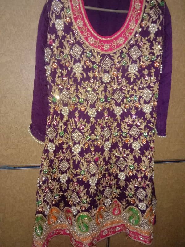 Pure heavy embroidery dress 0