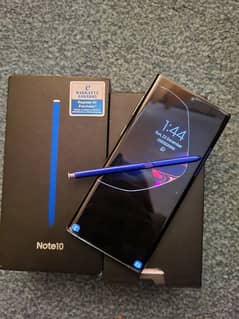 Samsung Note 10 Official Pta Approved Dual Sim 256gb with Box