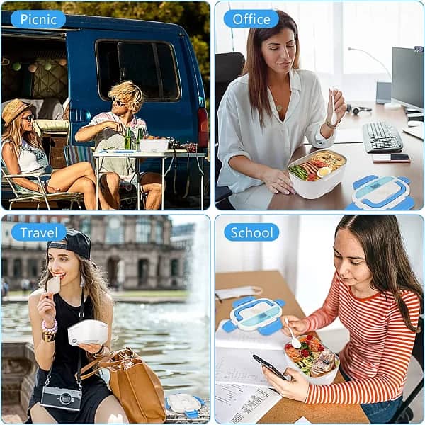 Introducing our Waterproof Portable Electric Heating Lunch Box! 2