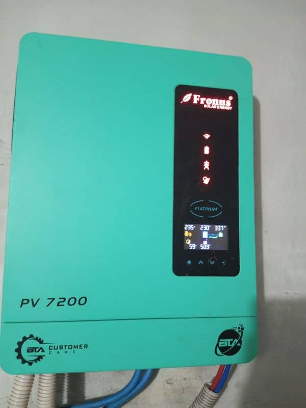 Fronus inverter PV 7200 just like new 0