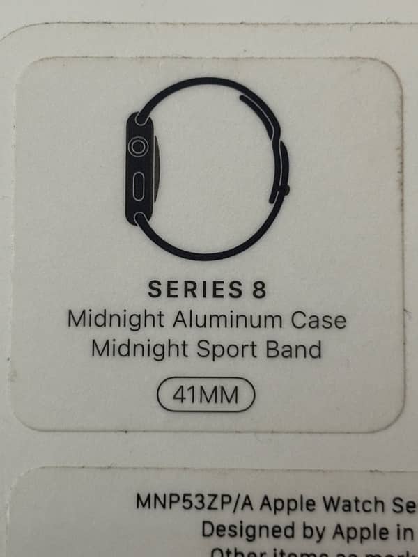 Apple Watch Series 8 - midnight black 41mm 7