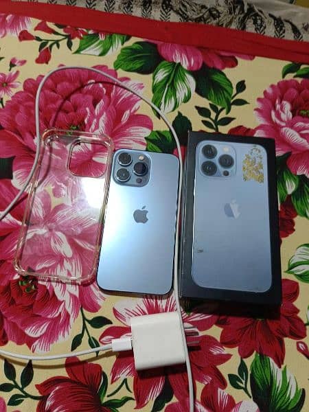 iPhone 13pro pta approved 10by10 condition 118 gb memory ma full Box 0