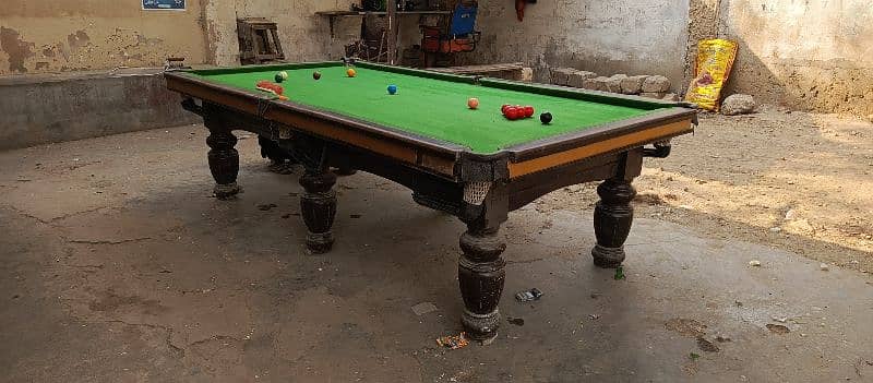 snooker and pool 9 x4'5 2