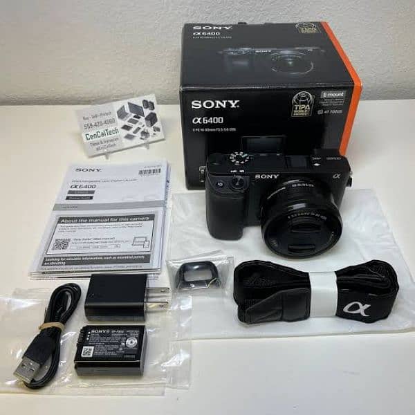 I am selling Sony a6400 & 50mm lense 1