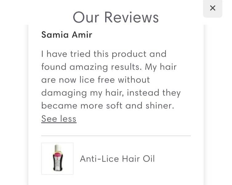 Anti Lice oil 3