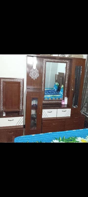 Wooden Bedroom set with mattress for sale 1