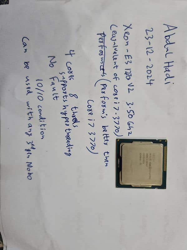 Xeon E3 1270 v2 1