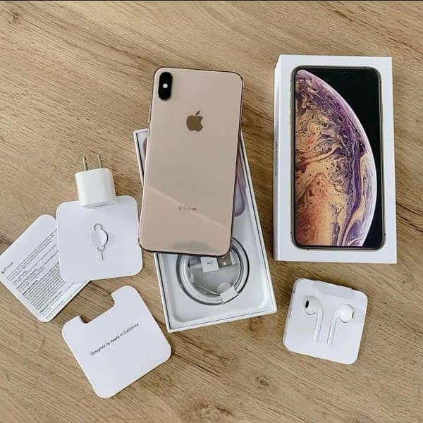 Apple Iphone X''s Max 256 GB PTA Approved Gold Whatsap ( 0344 2455364) 0