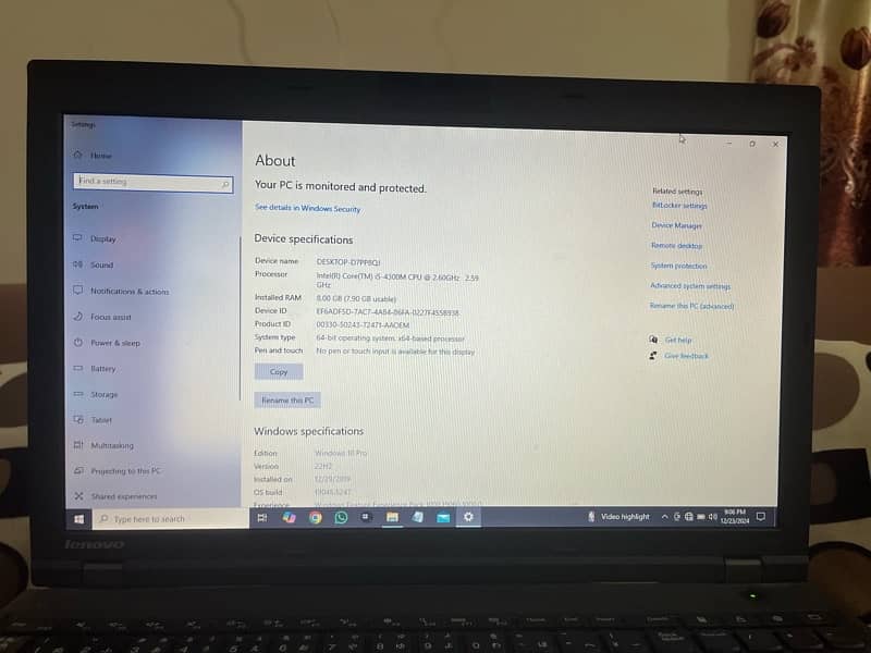 Lenovo i5 - 4300M 3