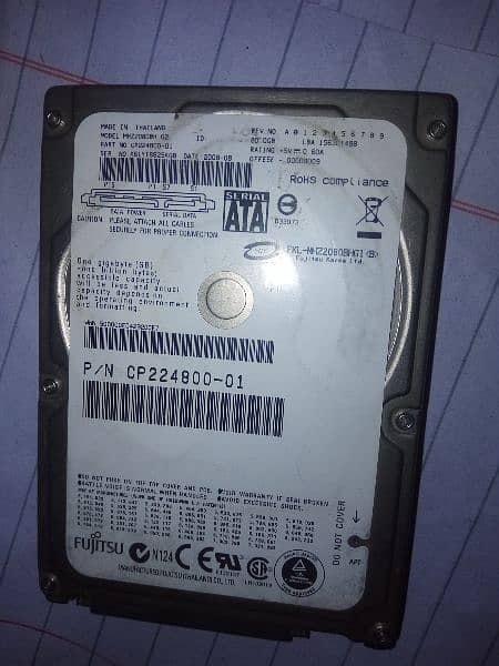 Sata hard disk 80 gb 1