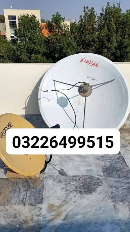 7 Dish Antennas and services and TV 03226499515 0