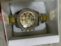 Rolex Daytona chronograph AA+ Golden Sliver Diamond Stones watch