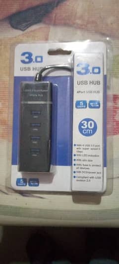 USB 3.0 Super speed 4 port hub device