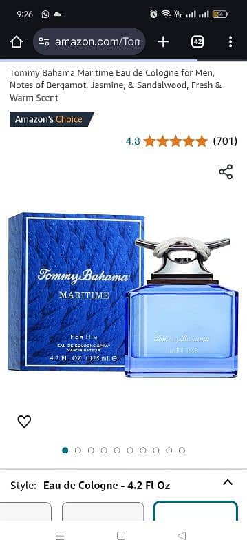 Tommy Bahama Maritime Eau de Cologne for Men 3