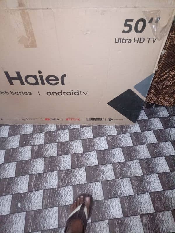 Haier 50 ince led Android 4k 6