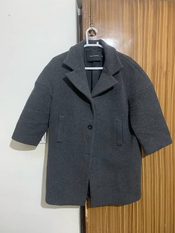 Warm & Stylish Grey Overcoat 0