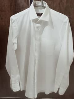 Formal Shirt For Men's(Dinner's Brand) 15.5" white color