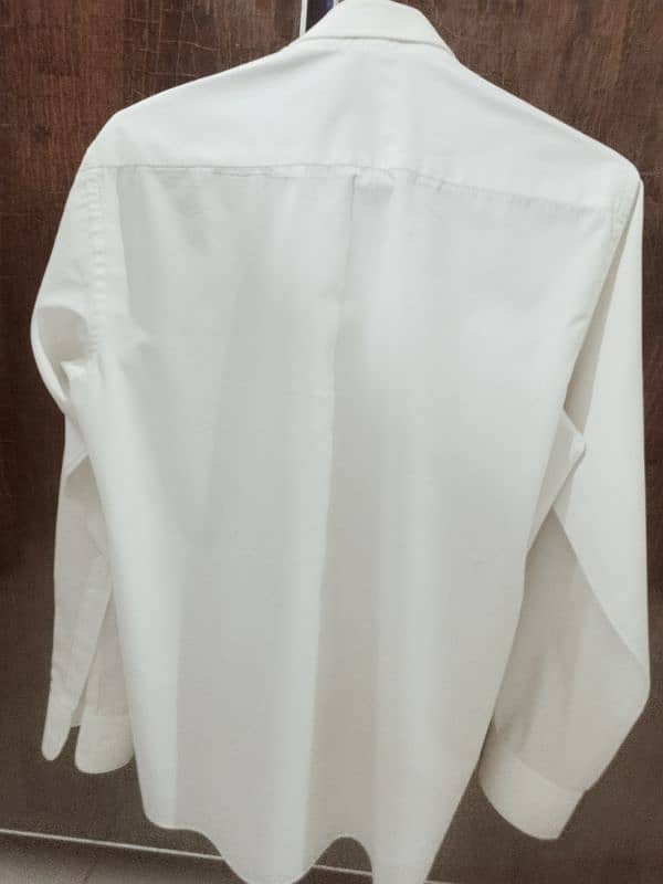 Formal Shirt For Men's(Dinner's Brand) 15.5" white color 3