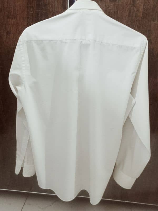 Formal Shirt For Men's(Dinner's Brand) 15.5" white color 4