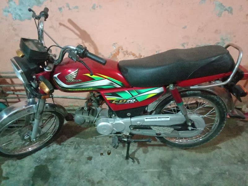 Honda CD 2021 Karachi no 9 month location korangi 6 1