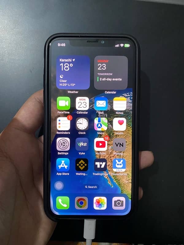 Iphone x 256gb PTA Approved with Box 1