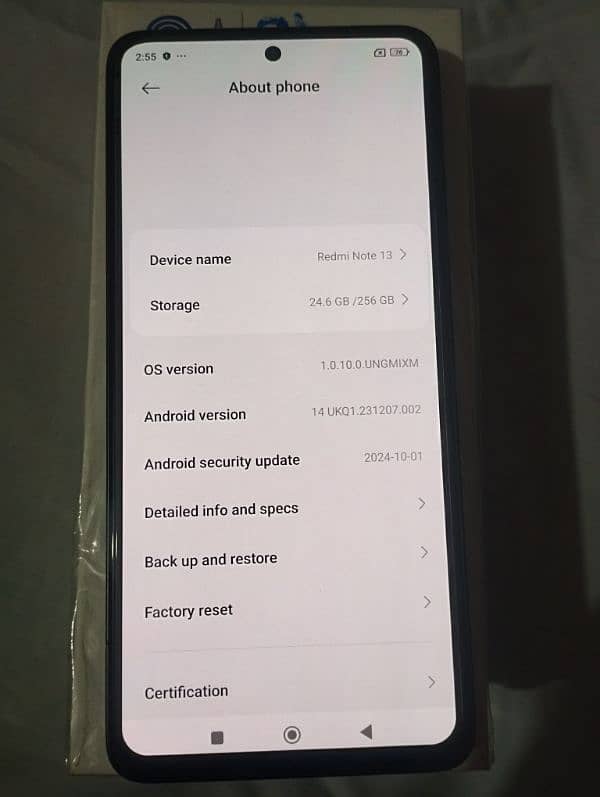 Redmi Note 13 8/256 Brand new condition 1