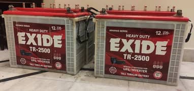 EXIDE TR-2500 (Tall Tubular Battery)