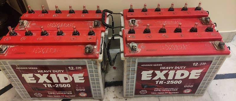 EXIDE TR-2500 (Tall Tubular Battery) 2