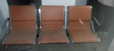 steel chairs avaible 3 seet. 9 siter