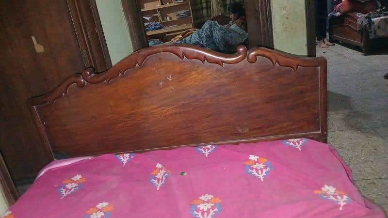 pure wooden bed 2