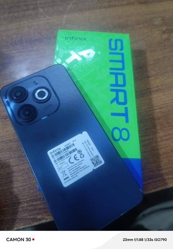 INFINIX SMART 8 ALL OK HE 10/10 5 MONTH WARANTY BAQI HE 7