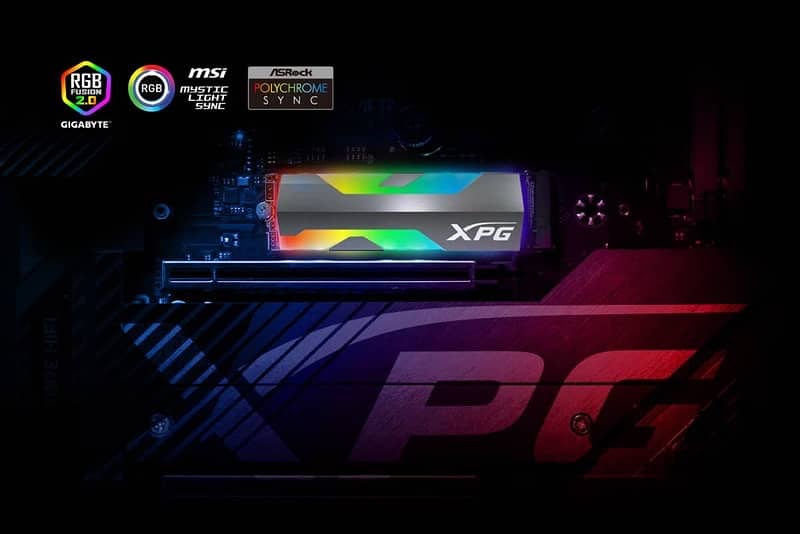 XPG Spectrix S20g NVMe RGB SSD 500gb 2