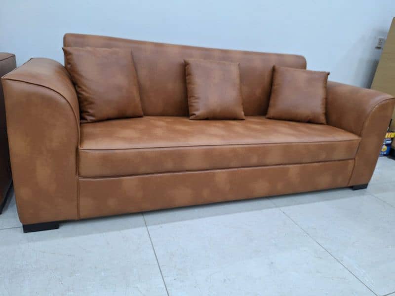 3 Seater Leather Sofa 1