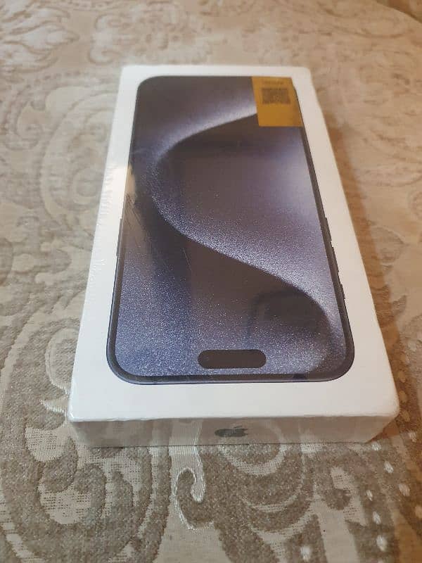 iPhone 15 Pro Max PTA approved brand new sealed box 1TB 0