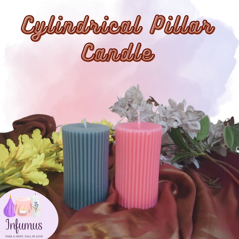 1 pc scented pillar candle for home decoration 0