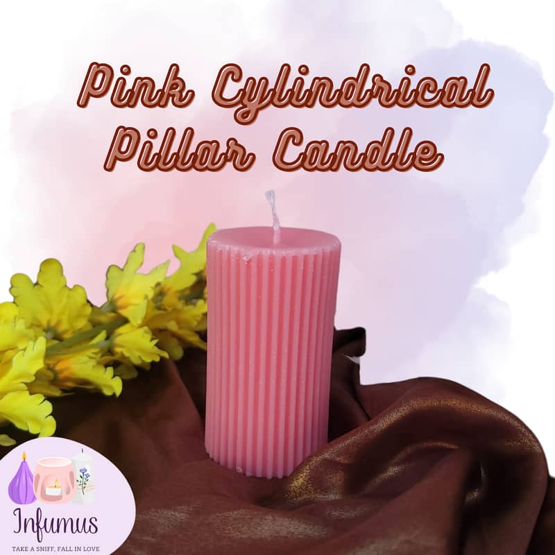 1 pc scented pillar candle for home decoration 2