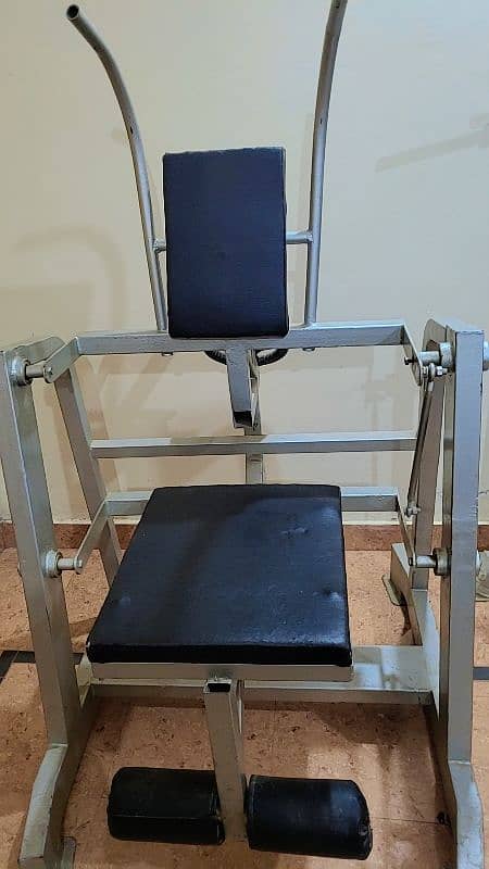 mild steel manual free weight abs gym machine 1