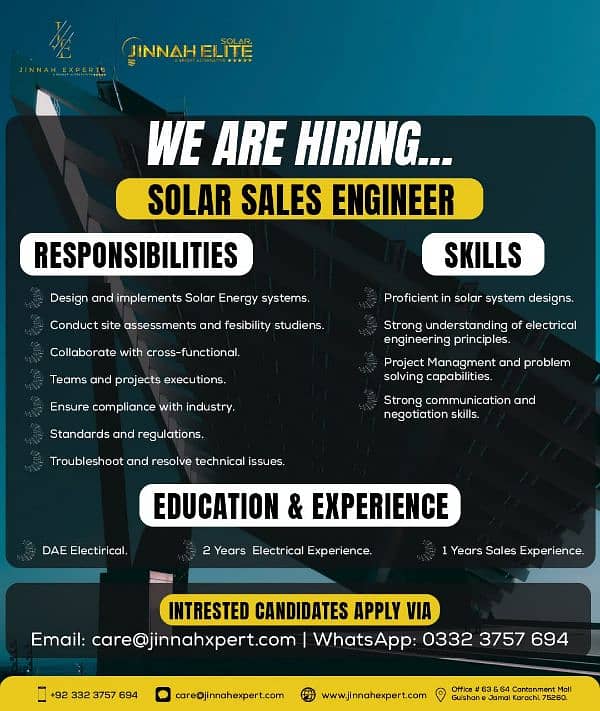 SOLAR SALES ENGINEER 0